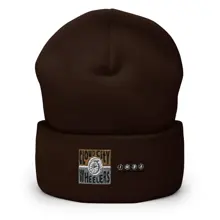 Cuffed Beanie — Brown · Photo 2